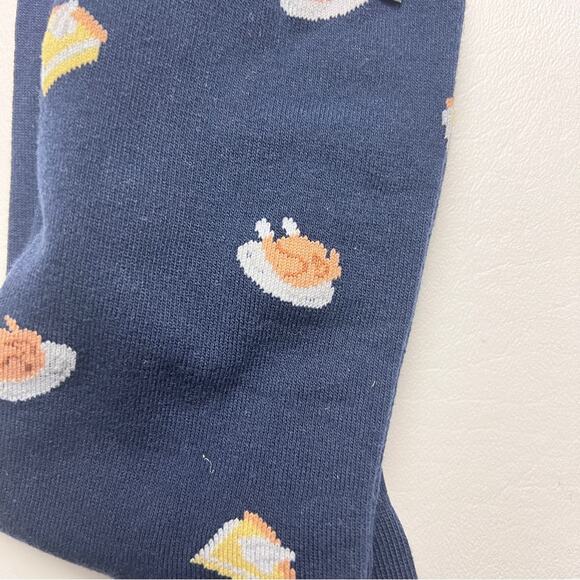 J.Crew Men's Thanksgiving Theme Graphic Design Trouser Socks Onesize - Picture 9 of 10